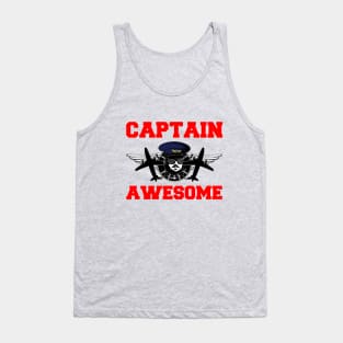 Captain Awesome Tank Top